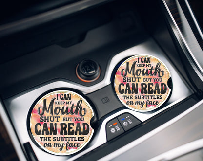 Car Coasters- Make A Statement Multi
