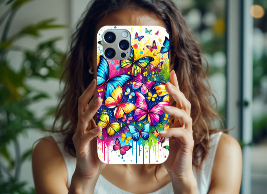 iPhone Case- Colorful Butterflies