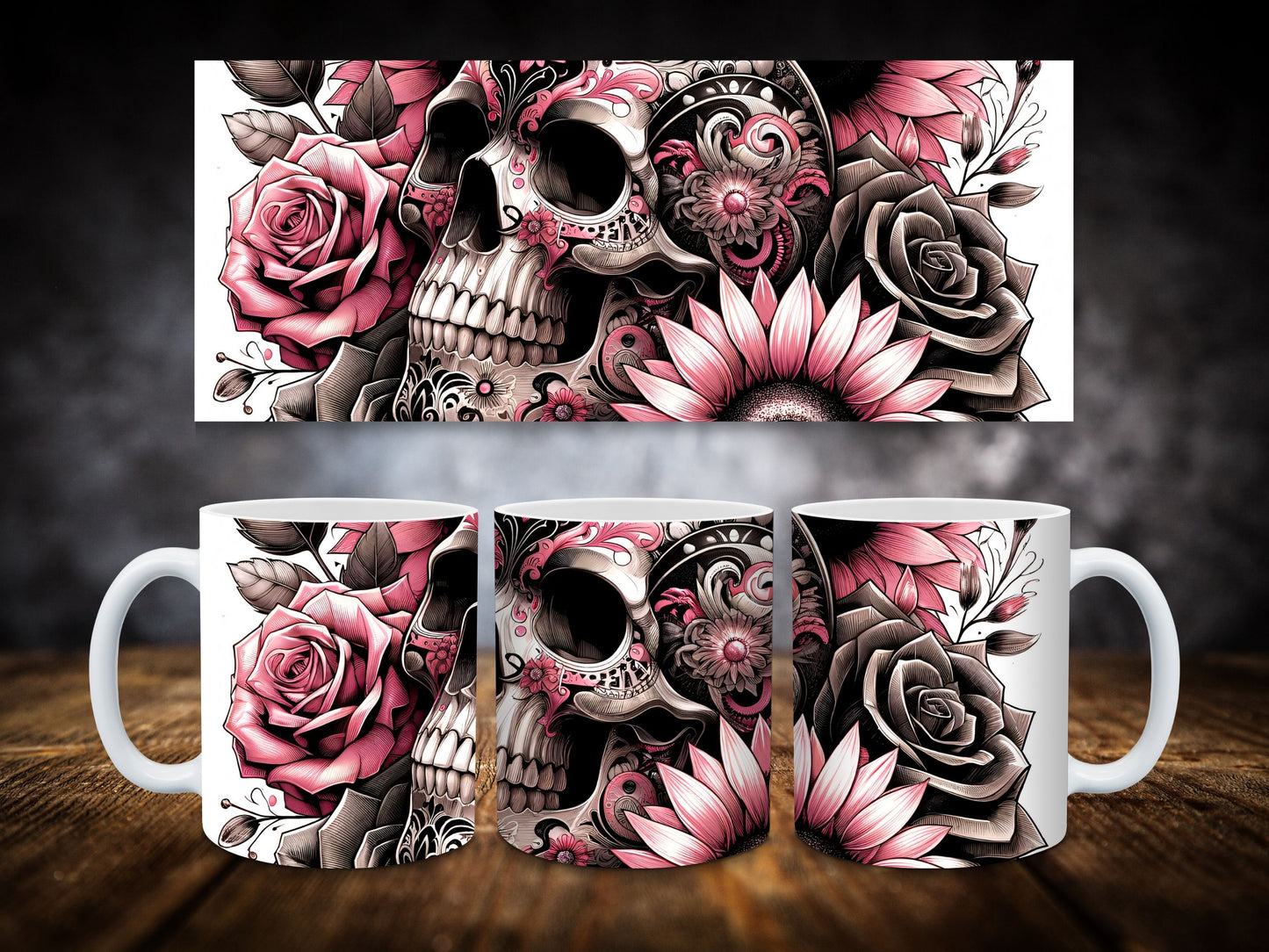 Coffee Mugs- Skulls Theme