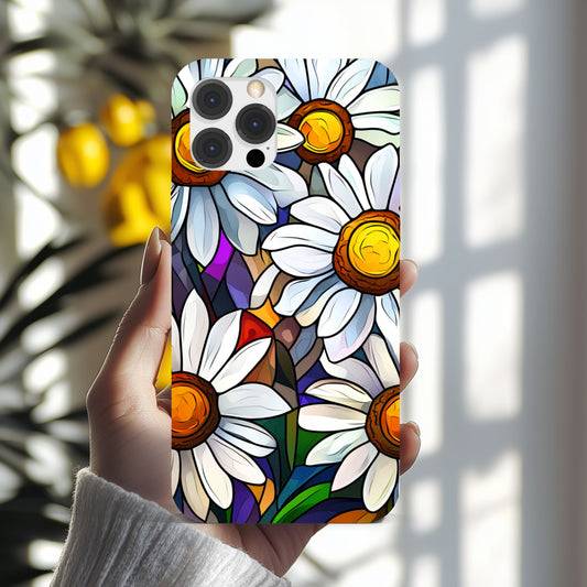 iPhone Case Stained Glass Flowers