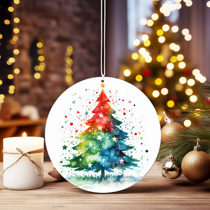 Christmas Ornament colorful tree
