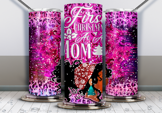 20oz Tumbler- First Christmas as a mom