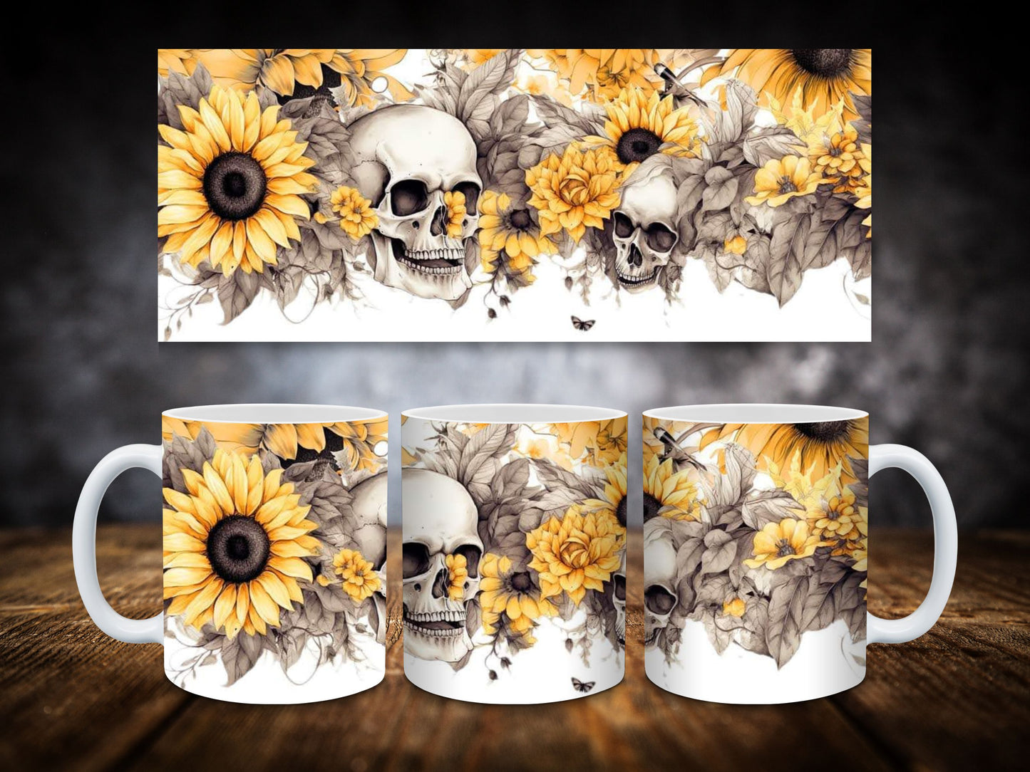 Coffee Mugs- Skulls Theme