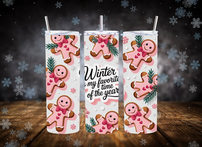 20oz Tumbler Winter Is My Favorite Time Of The Year