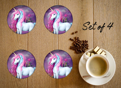 Drink Coaster- Fantasy Unicorns