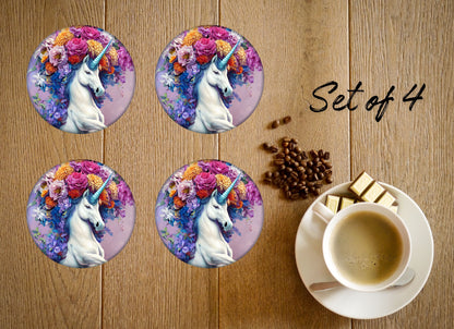 Drink Coaster- Fantasy Unicorns