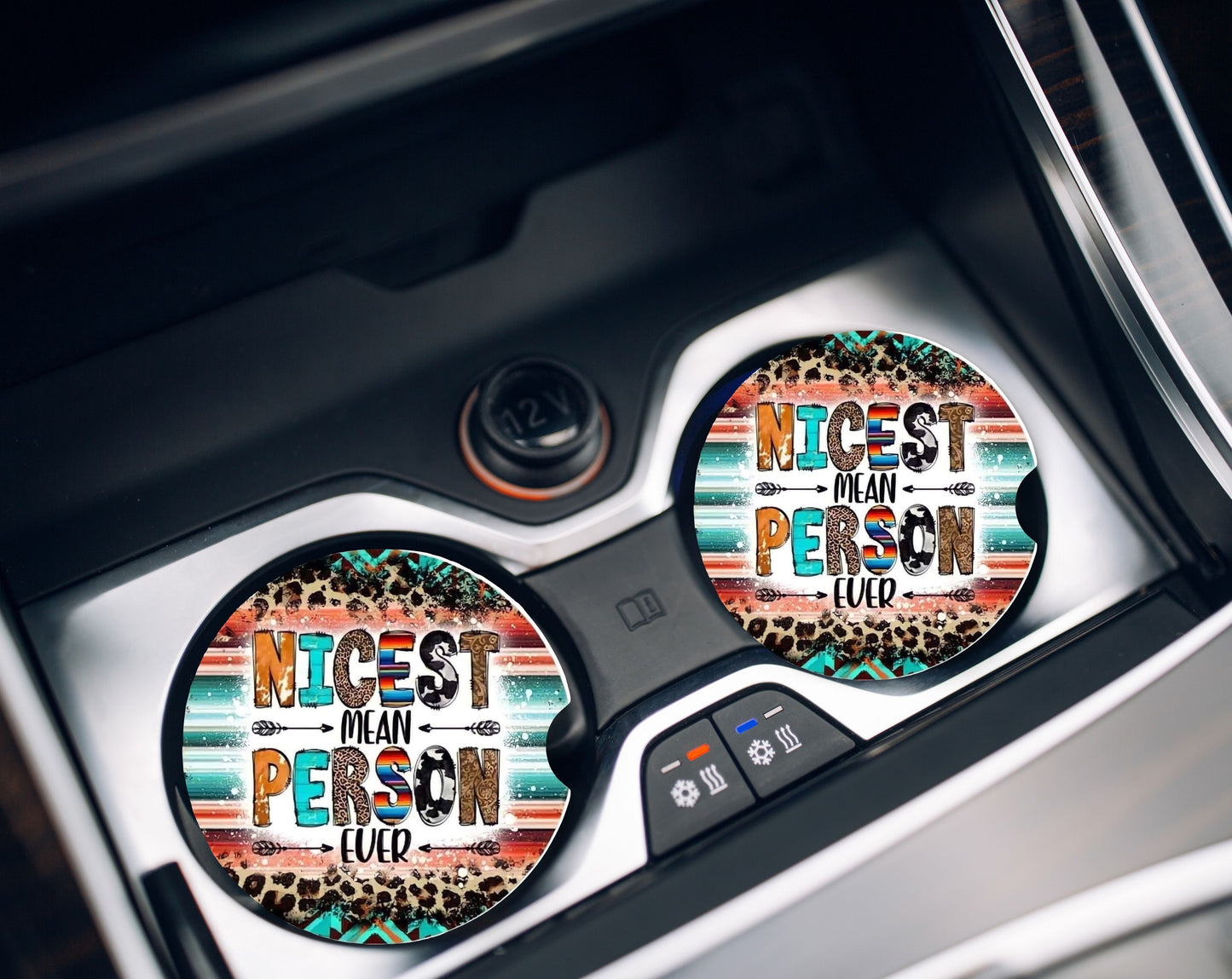 Posavasos para autos Monería en los autos
