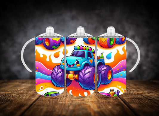 Sippy Cup- Monster Trucks