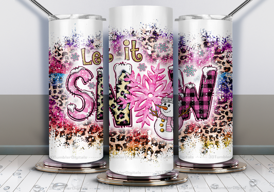 20oz Tumbler- Let It Snow