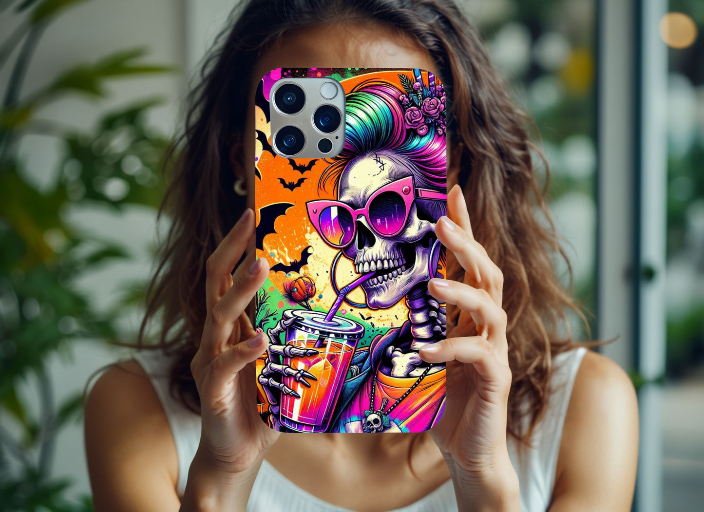 iPhone Case Punk Skeleton