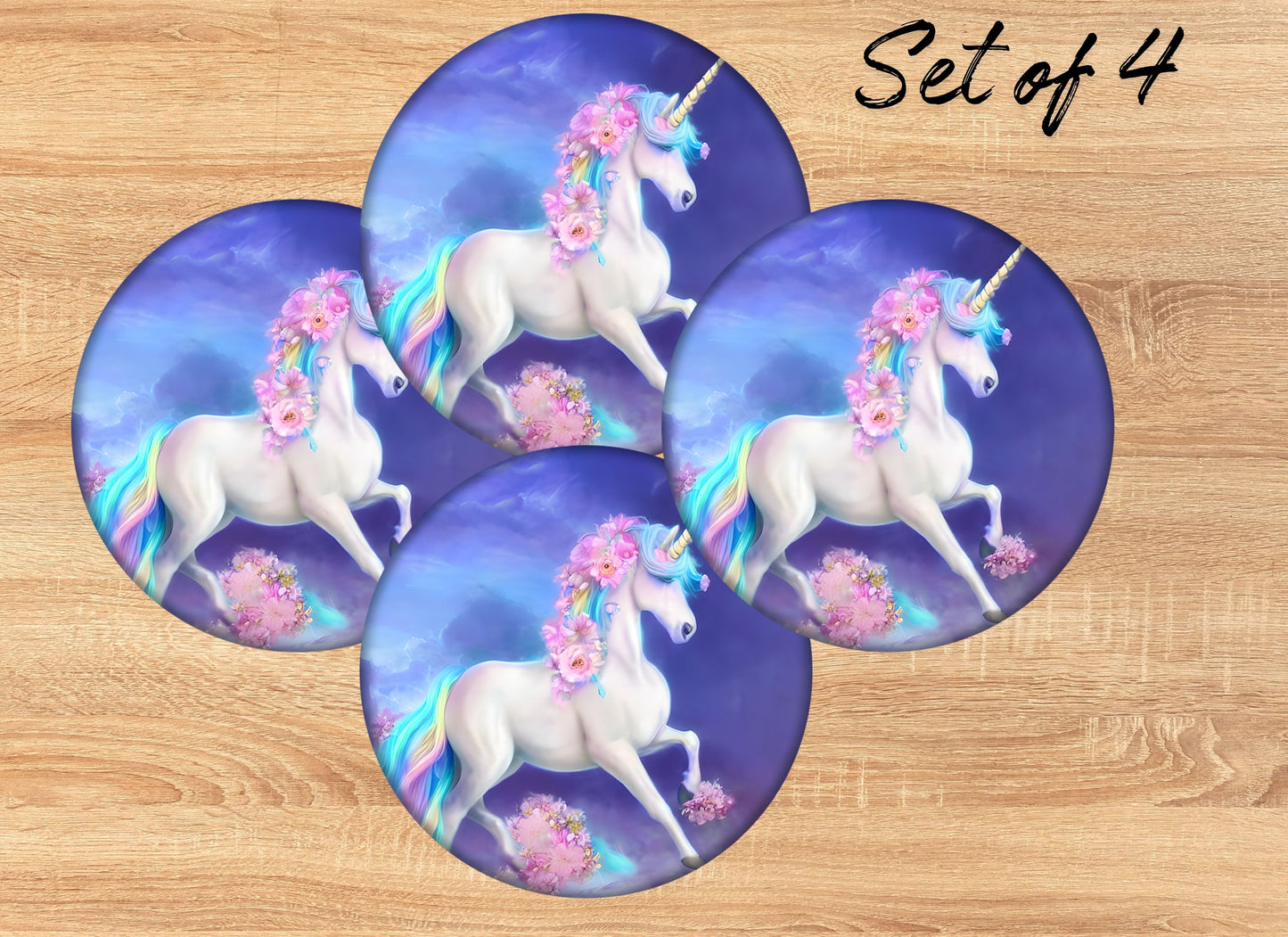 Drink Coaster- Fantasy Unicorns
