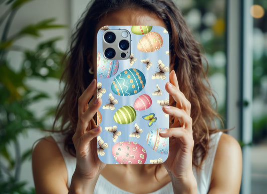 iPhone Case Easter Eggs & Butterflies