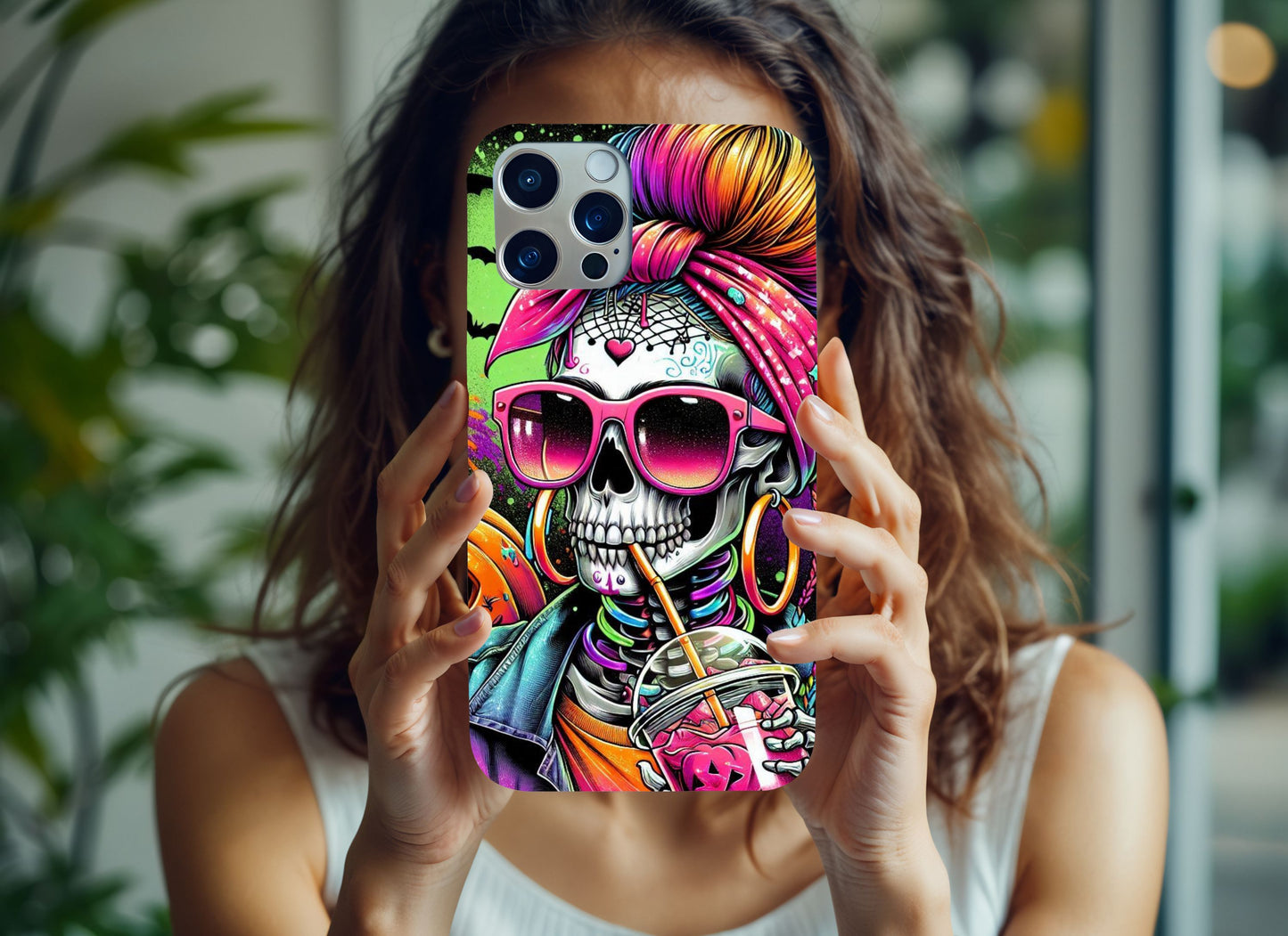 iPhone Case Punk Skeleton