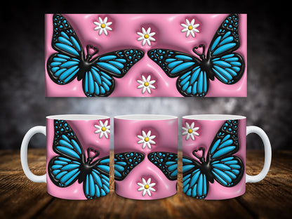 Coffee Mugs Butterfly Theme
