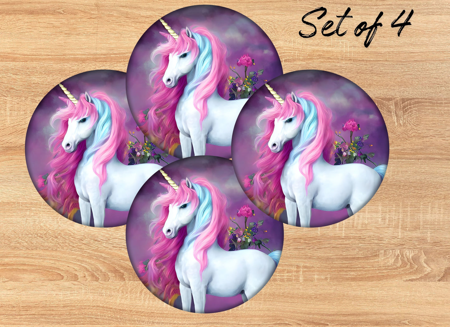 Drink Coaster- Fantasy Unicorns