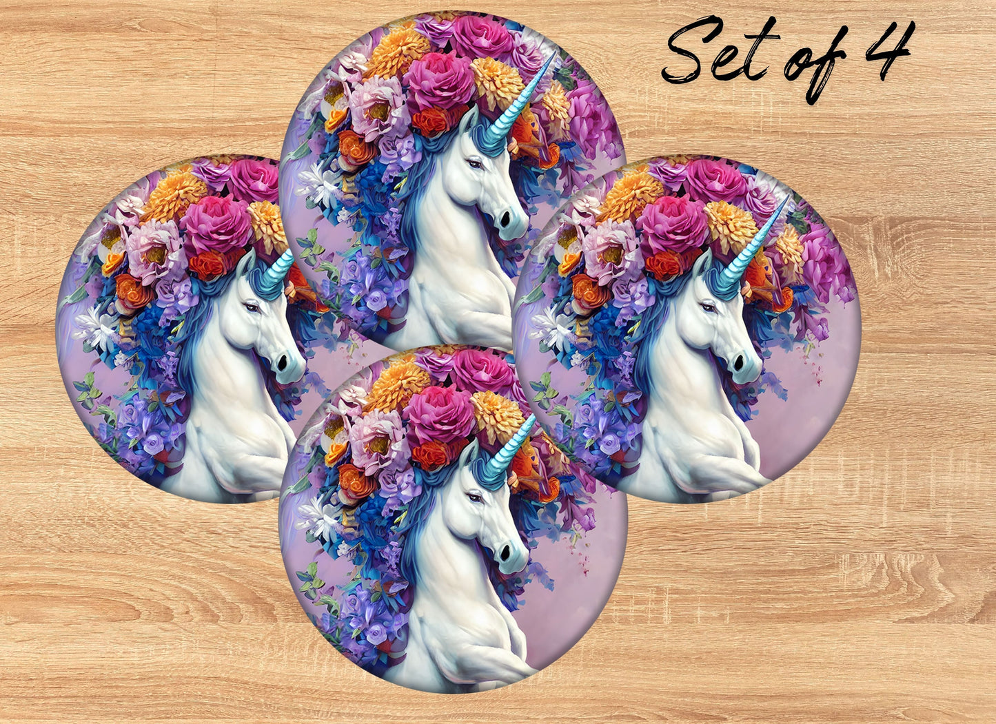 Drink Coaster- Fantasy Unicorns