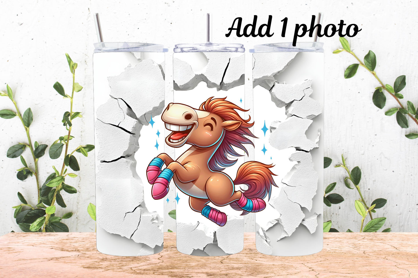 20oz Photo Tumbler Bust Through 1