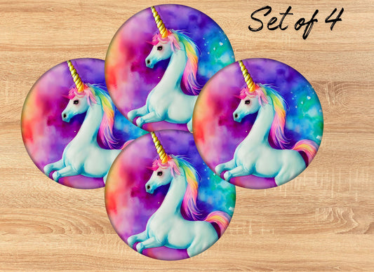 Drink Coaster- Fantasy Unicorns