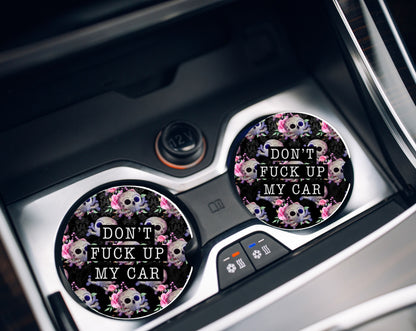 Posavasos para autos Monería en los autos