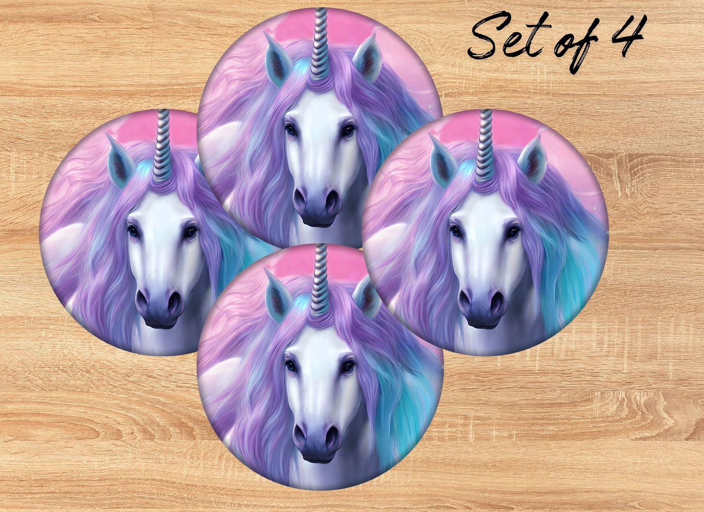 Drink Coaster- Fantasy Unicorns