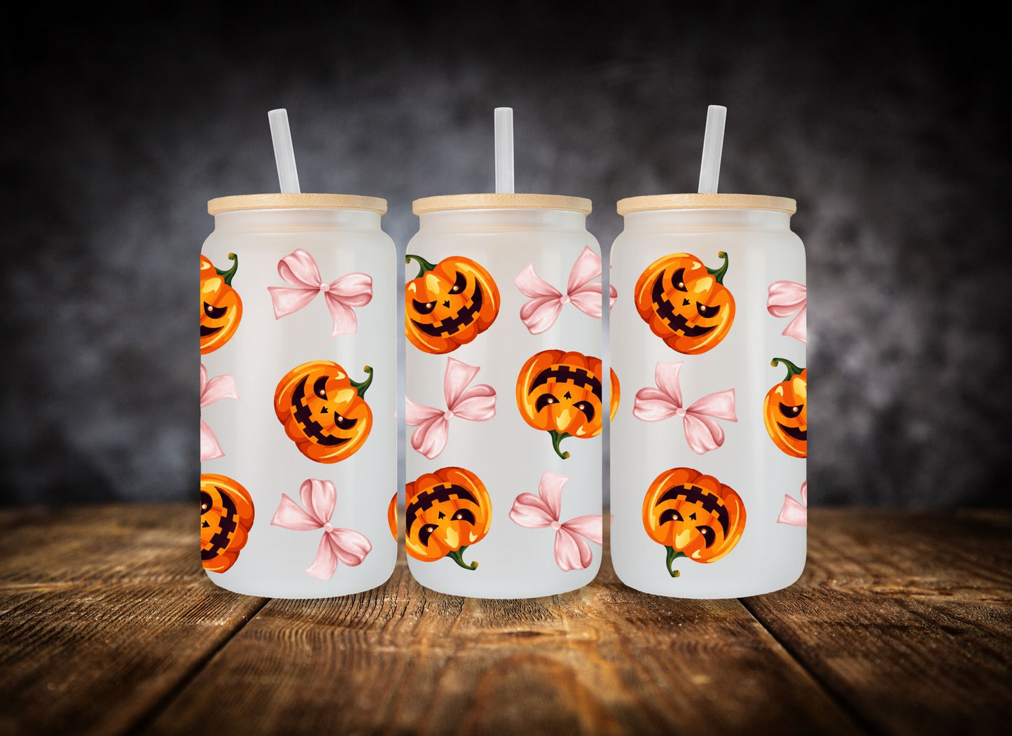 Glass Can Halloween Coquette