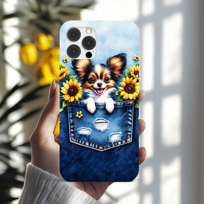 iPhone Case Denim Pocket Dog