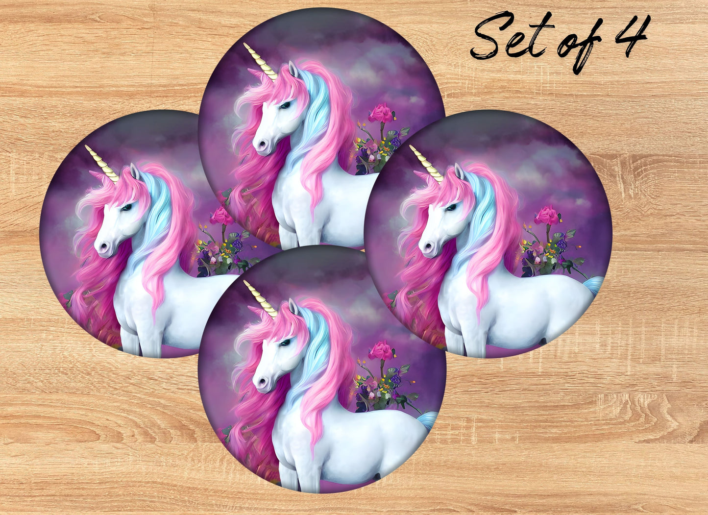 Drink Coaster- Fantasy Unicorn