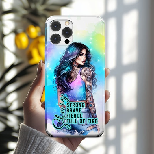 iPhone Case- Strong Brave Fierce