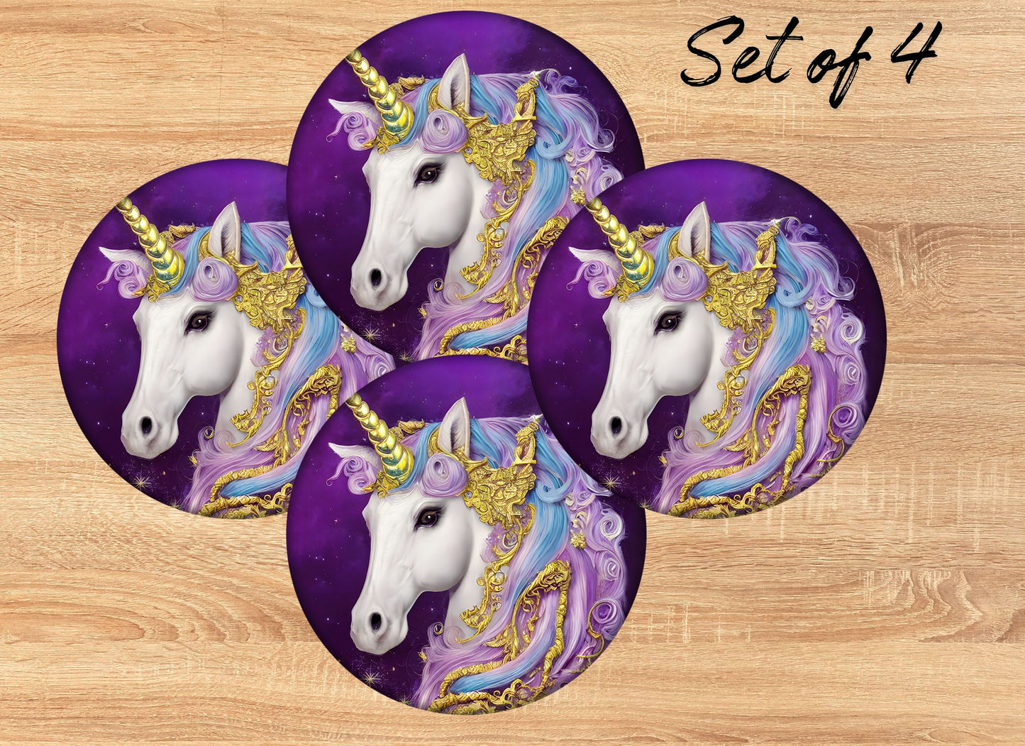 Drink Coaster- Fantasy Unicorn
