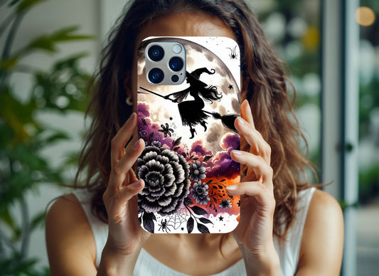 iPhone Case Witchy Floral Moon