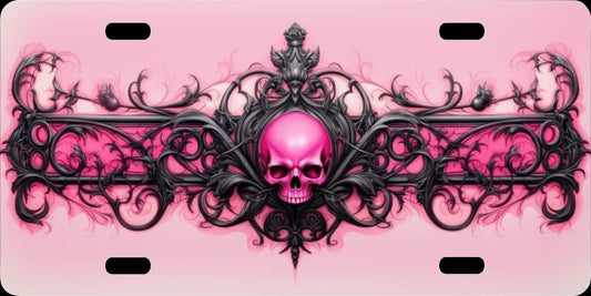 License Plate   Skull Tramp Stamp