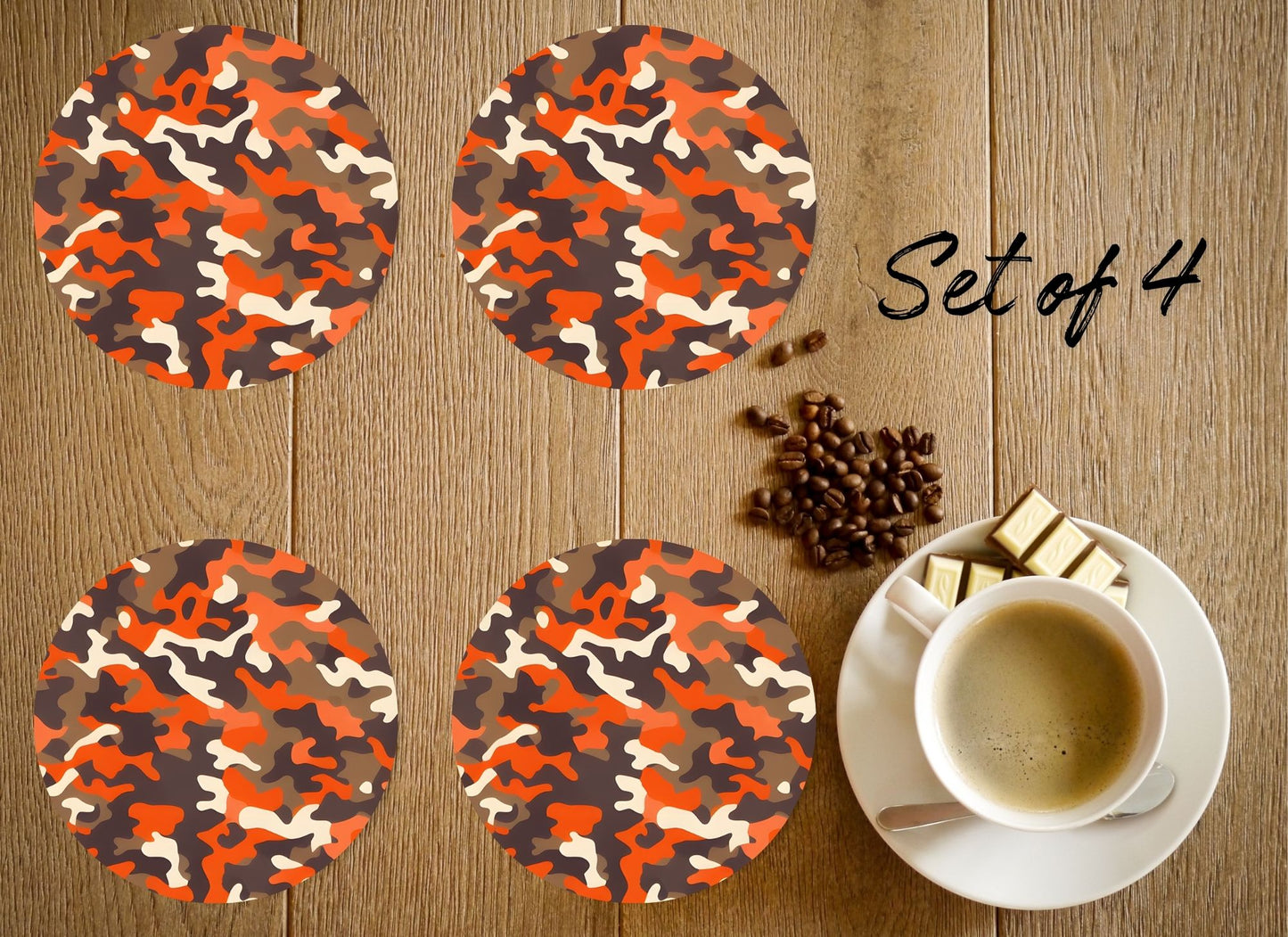 Drink Coaster- Army Print
