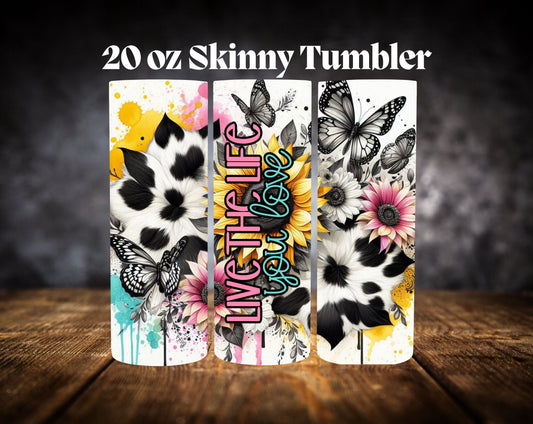 20oz Tumbler- Live The Life You Love