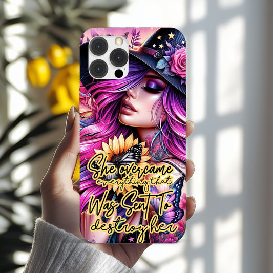 iPhone Case  She Over Came Everything
