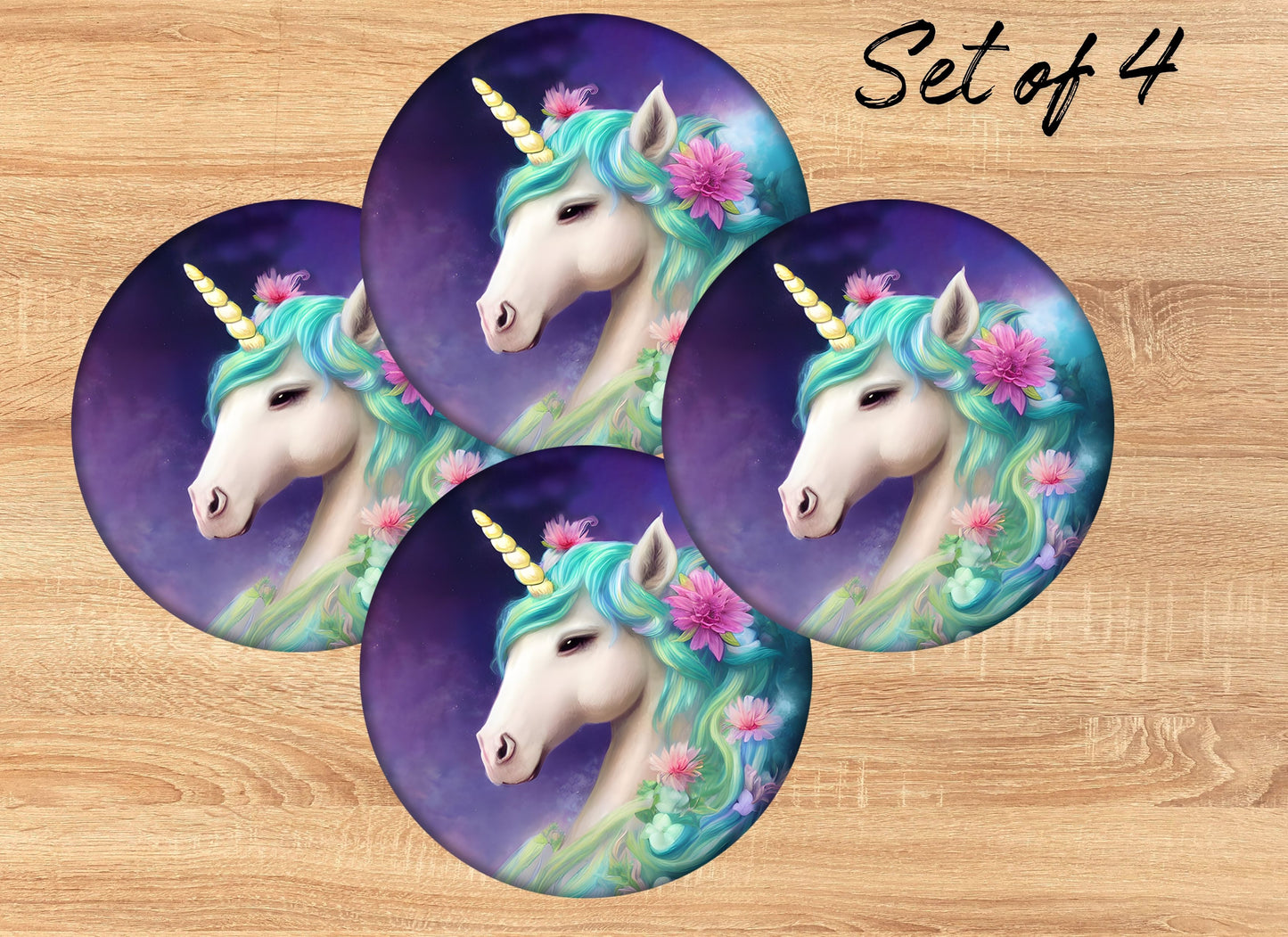 Drink Coaster- Fantasy Unicorn