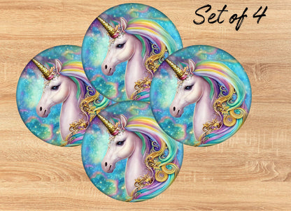 Drink Coaster- Fantasy Unicorn