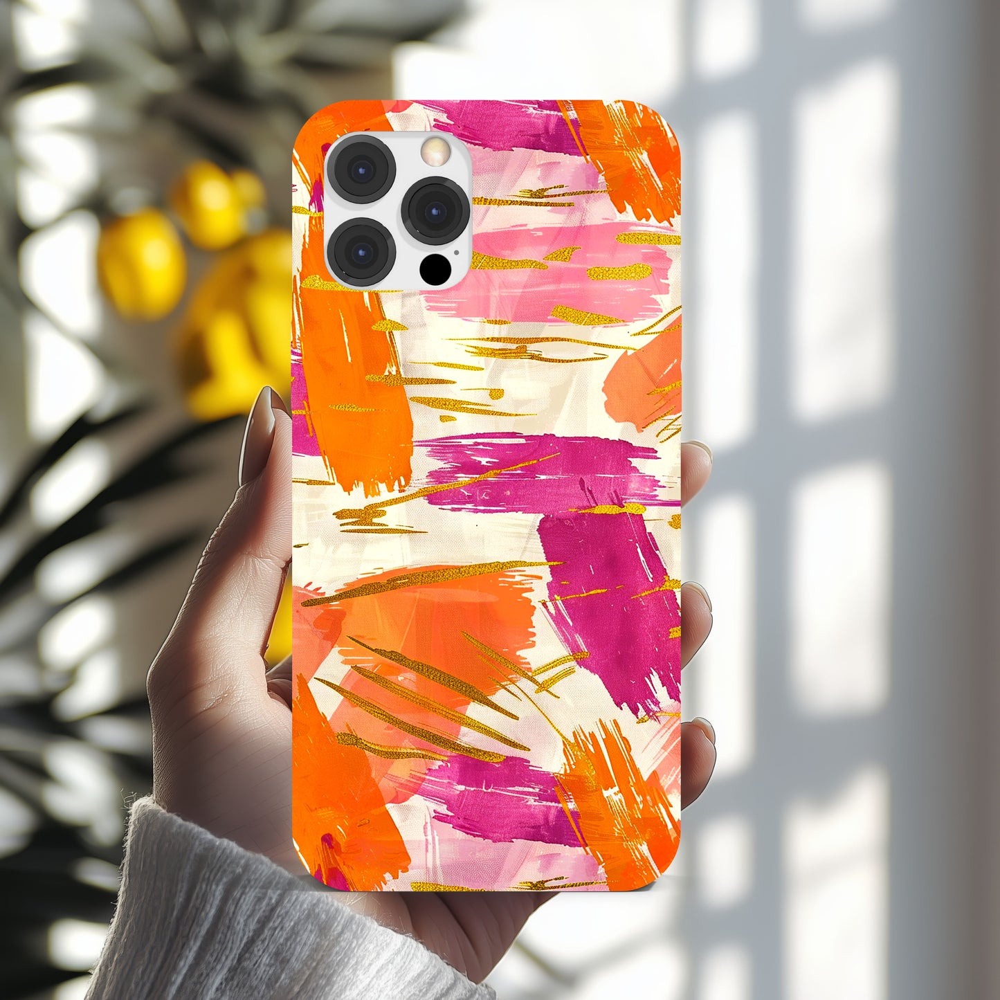 iPhone Case Brush Stroke Texture