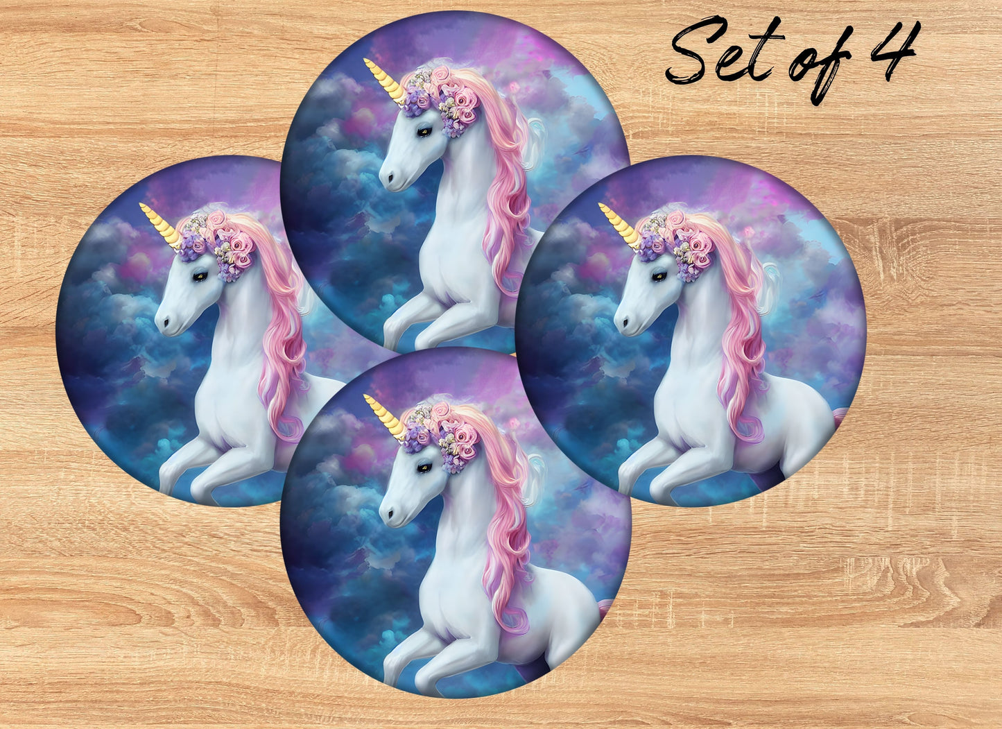 Drink Coaster- Fantasy Unicorn
