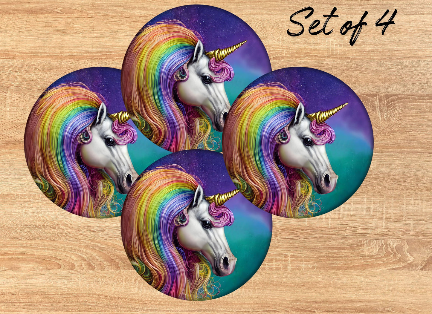 Drink Coaster- Fantasy Unicorn