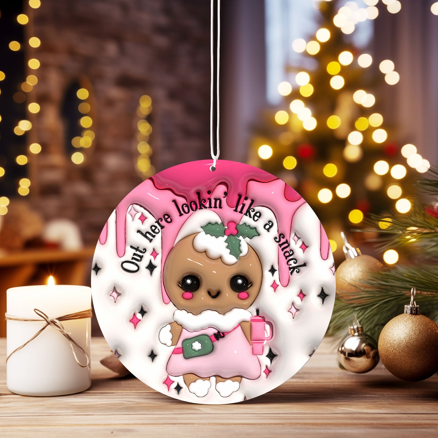 Christmas Ornament Looking like a snack