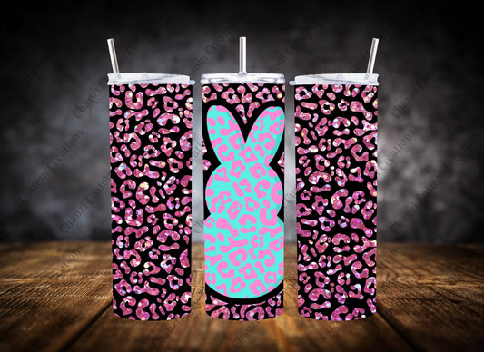 20oz Tumbler  Animal Print Peep