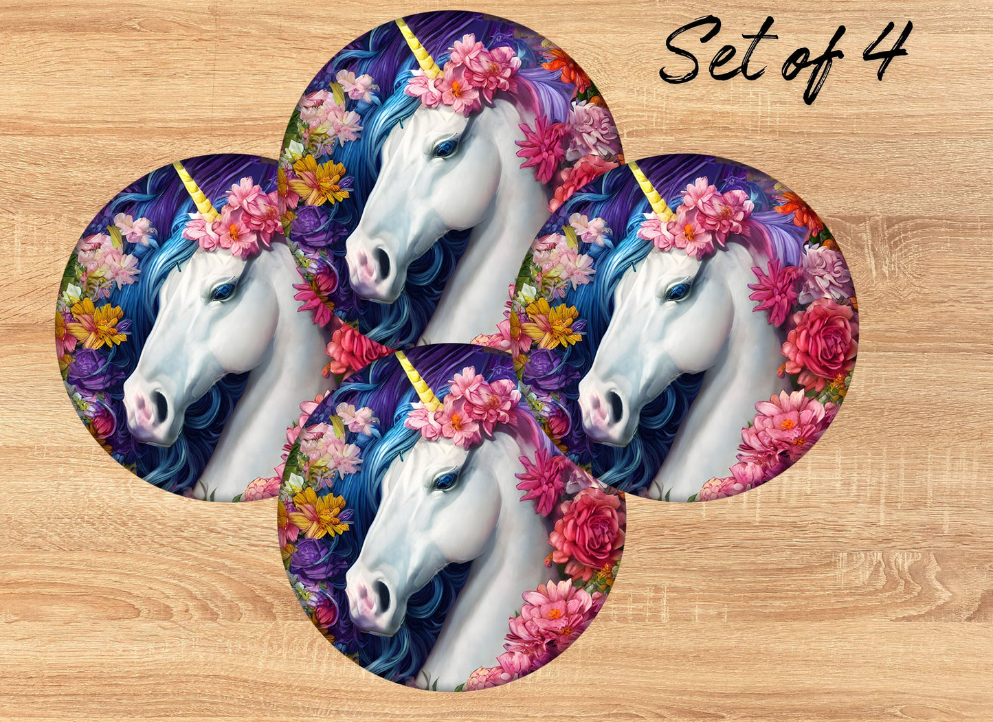 Drink Coaster- Fantasy Unicorn