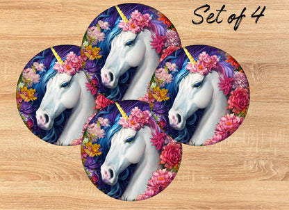 Drink Coaster- Fantasy Unicorn