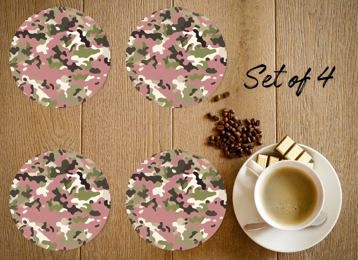 Drink Coaster- Army Print