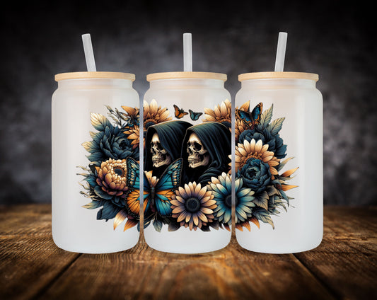 Glass Can- Cloak Skulls
