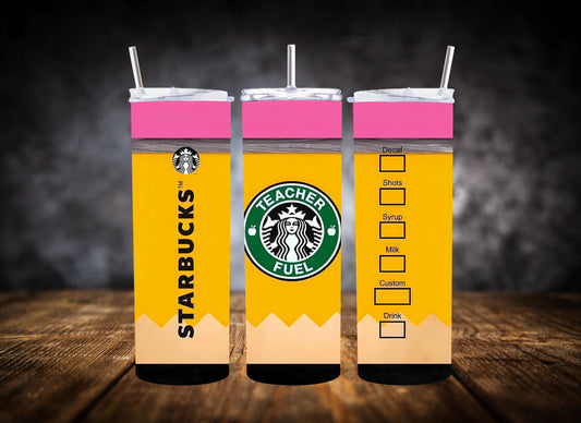 20oz Tumbler Coffee Pencil