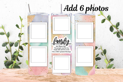 20oz Photo Tumbler Family 6