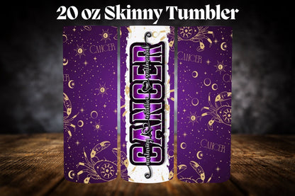20oz Tumbler- Zodiac-Purple