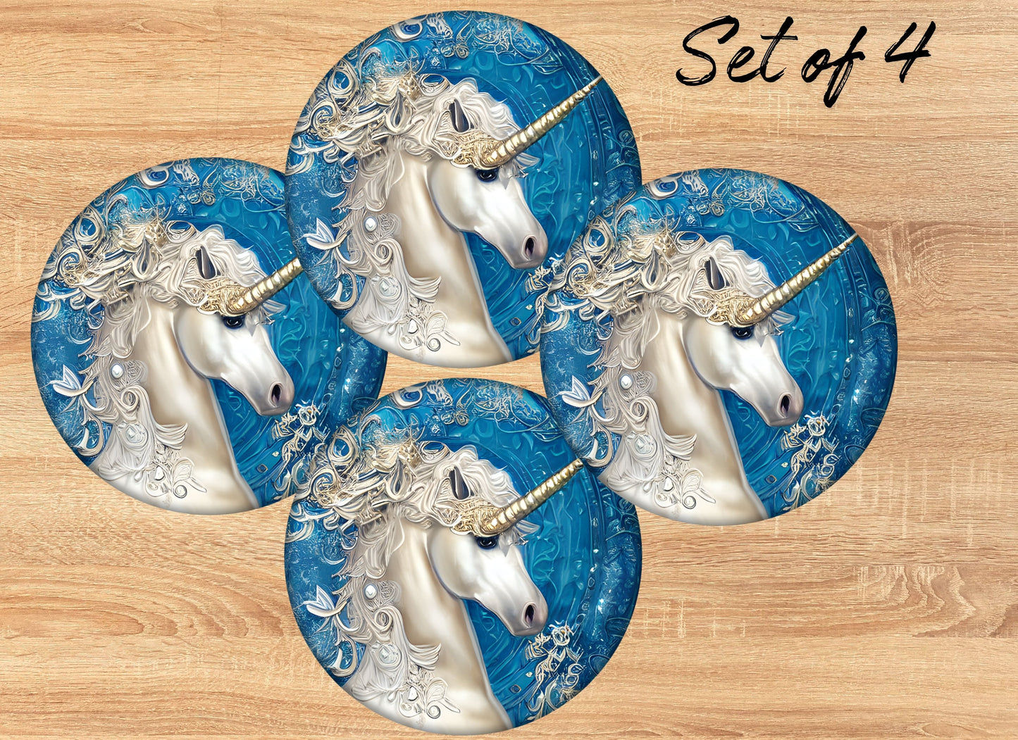 Drink Coaster- Fantasy Unicorn
