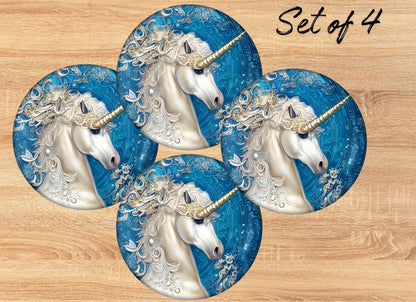 Drink Coaster- Fantasy Unicorn